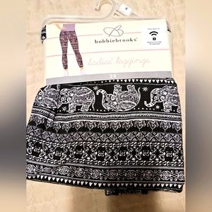 Ladies elephant print leggings size XL